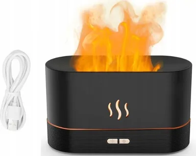 Zdjęcie produktu dla nAWILŻACZ 3 W 1: DYFUZOR, ŚWIATŁO LED, AROMATERAPIA 180 ML USB TYPU-C