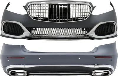 Produktbild von Bodykit Stoßstange Kühlergrill für Mercedes E-Klasse W212 MOPF 2013-2016 Endrohre.