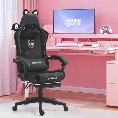 Obrázek produktu pro Ergonomická kancelářská židle Roze s nastavitelnou výškou, opěrkou hlavy a bederní opěrkou