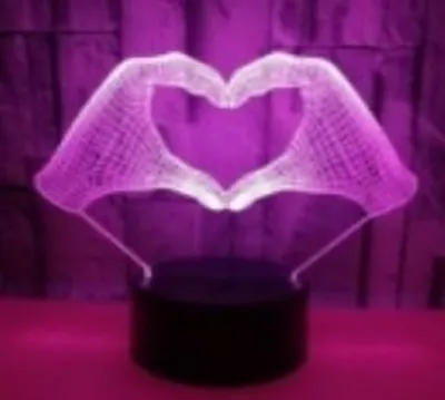 Obrázek produktu pro APT ZD98C Noční LED RGB lampička 3D dlaně