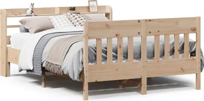 Produktbild von vidaXL Massivholzbett ohne Matratze 160x200 cm Kiefernholz