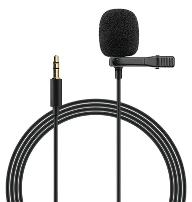 Immagine prodotto di Microfono esterno per auto con connettore da 3,5 mm e cavo di 3,5 metri.