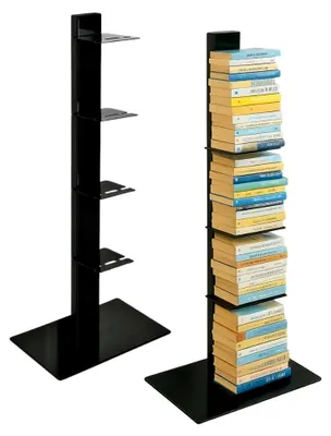 Produktbild von Design Bücherregal Single Stand Klein Schwarz
