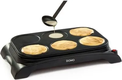 Immagine prodotto di Crepes Maker DOMO Family Crepes DO8709P, 6 persone, rivestimento antiaderente, 1000 W