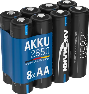 Produktbild von ANSMANN Akku Mignon AA, min. 2650 mAh 1,2V, 8 Stück, hohe Kapazität