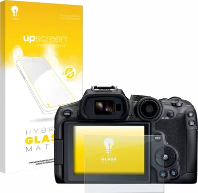Produktbild von upscreen Entspiegelungs Schutzglas für Canon EOS R7 Schutzfolie Panzer Folie Glas Display Schutz matt