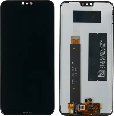 Produktbild von Display für Nokia 6.1 Plus Farbe: Schwarz Displayglas Touchscreen Bildschirm
