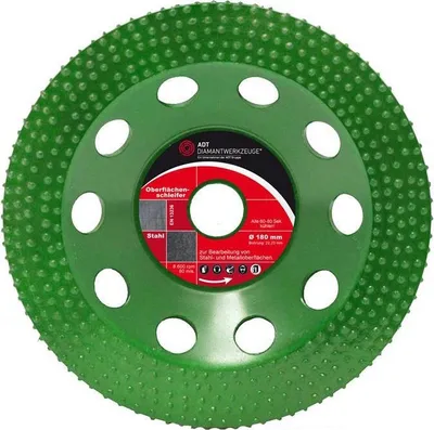 Produktbild von Oberflächenschleifer Stahl - grob Ø 180 mm / Bohrung 22,23 mm