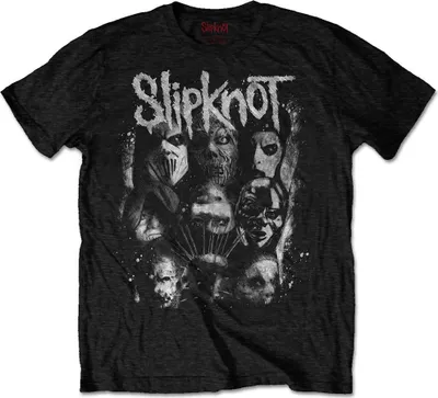 Obrázek produktu pro Slipknot WANYK White Splatter (Back Print) Black L Tričko