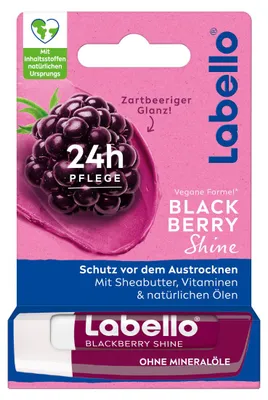 Obrázek produktu pro Labello 85285 Labello BLACKBERRY Shine Lippenpflege 4,8 g