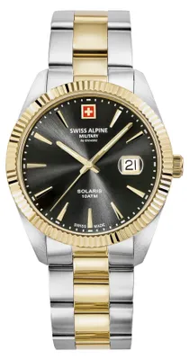Produktbild von Swiss Alpine Military Herren Uhr Analog Quarz 7016.1147SAM Edelstahl