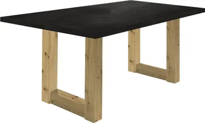 Produktbild von Esszimmertisch Eila 2 200 x 100 x 75 Esstisch Asteiche/Schwarzstahl 13332-200