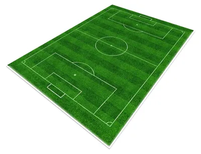 Produktbild von Fußballteppich 100 × 150 cm - Spielmatte - Spielteppich - Sportthema - Rutschfest - Lustiges Design