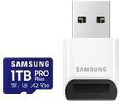 Produktbild von Samsung MB-MD1T0S, 1 TB, MicroSDXC, Klasse 10, UHS-I, 180 MB/s, 130 MB/s