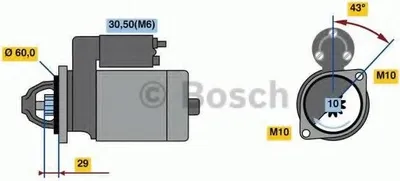 Immagine prodotto di Avviamento BOSCH 0 986 022 280
