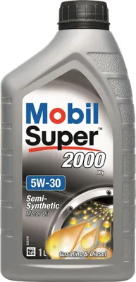 Produktbild von MOBIL Super 2000 X1 für 5W-30 1 Liter Motoröl Motorenöl Teilsynthetisch 229.1 501 01 505 00 Öl