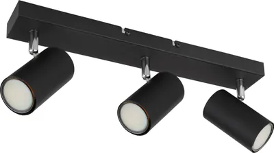 Produktbild von GLOBO 57911-3B ROBBY Strahler Metall schwarz matt, 3x GU10