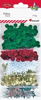 Produktbild von Festliche Pailletten Metallic Mix 5x3g 5 Formen