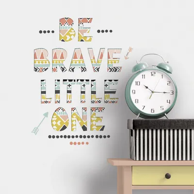 Immagine prodotto di Adesivo murale Be brave little boy