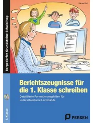 Produktbild von Berichtszeugnisse für die 1. Klasse schreiben