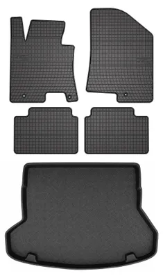 Obrázek produktu pro Gumové autokoberce SolidPRO + vana kufru pro: Hyundai i30 II 2011-2017 kombi 5 ks