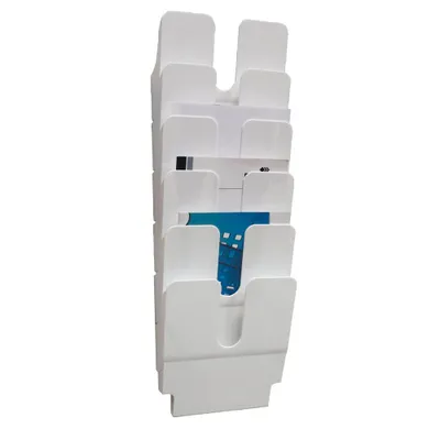 Produktbild von DURABLE Prospektspender FLEXIPLUS 6 A4 hoch 6 St., weiß