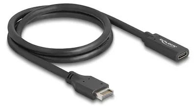 Obrázok produktu pre DeLOCK 85666, 0,7 m, 3.2 Gen 2 (3.1 Gen 2), USB Type-E, USB Typ-C, 32/28, Samec