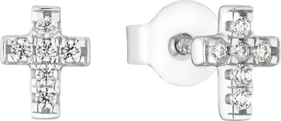 Produktbild von S.Oliver Silber Kreuz- Ohrstecker 2034853