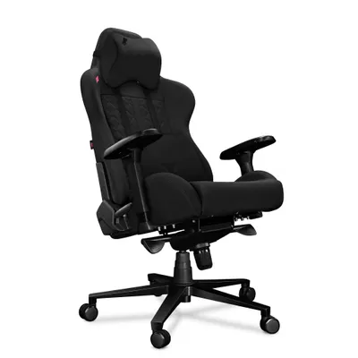 Produktbild von YUMISU Gaming Stuhl Bürostuhl 2050 Höhenverstellbar bis 150kg Belastbar Rückenlehne und Sitz aus Kaltschaum SCHWARZ Stoff