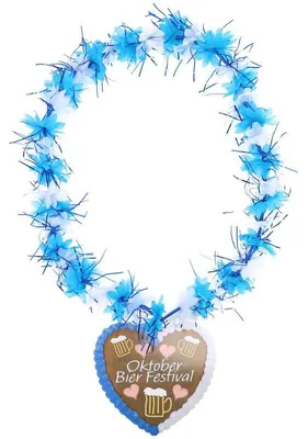 Produktbild von Hawaii Kette mit Lebkuchenherz