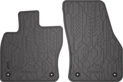 Image de Tapis de Sol de Voiture pour Seat Ateca 2016-2025 Caoutchouc Imperméable 2Pcs
