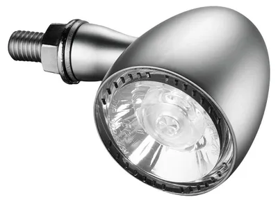 Immagine prodotto di Indicatore LED / luce di posizione Bullet 1000 PL bianco, cromo opaco, vetro trasparente