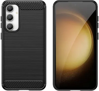 Obrázok produktu pre Karbónové puzdro Puzdro pre Samsung Galaxy S23 Fe Black=
