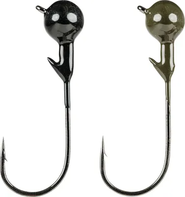 Produktbild von Strike King Tour Grade Football Jig Head - 3 Jigköpfe, Gewicht / Farbe:Black / 10.6g