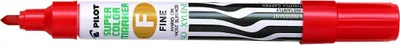 Image de PILOT SCA-F-R PILOT Permanent-Marker SUPER COLOR FINE, Rundspitze, rot
