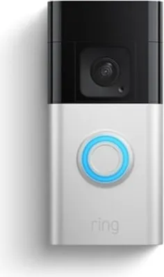 Produktbild von Ring Battery Doorbell Plus - Schwarz - Nickel - Haus - 2-Wege - 150° - 150° - Kabellos