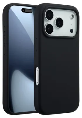 Immagine prodotto di Custodia in silicone liquido Accezz con MagSafe iPhone 17 Pro - Nero