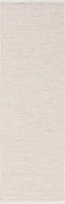 Image de benuta tapis de salon tapis en coton Ron Crème 80x250 cm couloir tapis de salon à coton