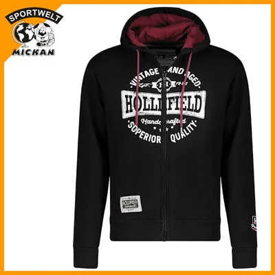 Produktbild von Hollifield Herren Sweatjacke Finnesota Hoodie Gr.M schwarz