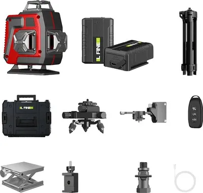 Immagine prodotto di Livella laser, autolivellante a 360°, verticale e orizzontale, scatola di plastica+con supporto