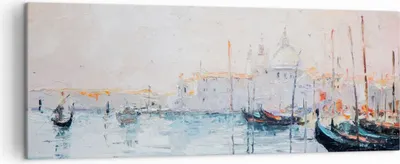 Produktbild von Bild auf Leinwand - Leinwandbild - Venedig Basilika - 140x50cm - Wand Bild - Wanddeko - Wandbilder - Leinwanddruck - Bilder - Kunstdruck - Wanddekoration - Leinwand bilder - Wandkunst - AB140x50-3662