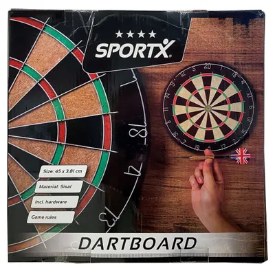 Produktbild von SportX Dartscheibe 45 cm Sisal