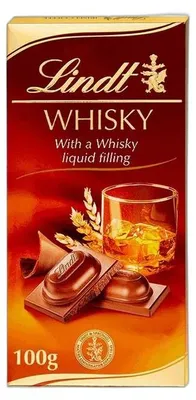 Obrázek produktu pro Lindt Mléčná čokoláda Whisky, 100 g