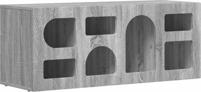Immagine prodotto di vidaXL Mobile TV grigio Sonoma 100 x 35 x 40 cm Materiale a base di legno