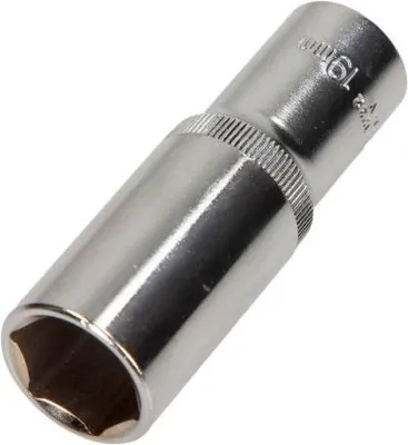 Zdjęcie produktu dla Yato YT-1232, Pojedynczy artykuł, Klucz nasadowy, Stal chromowo-wanadowa, 1/2", Chrom, 76 mm