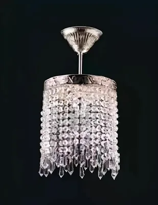 Produktbild von Lüster Deckenleuchter Kronleuchter Silber Deckenlampe Kristall Lampe