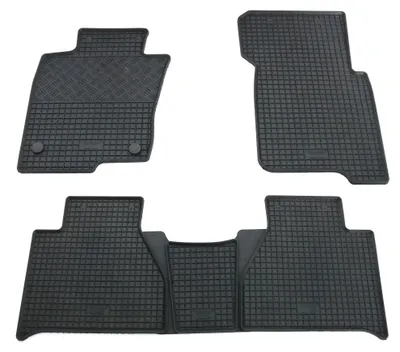 Gummifußmatten Set 4-teilig für Mercedes 470 X-Klasse (2018-), schwarz