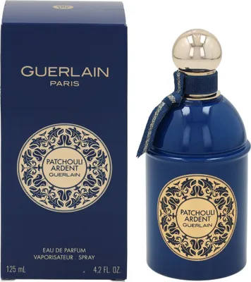 Produktbild von Guerlain Patchouli Ardent, Unisex, 125 ml, Nicht nachfüllbare Flasche, Schwarzer Pfeffer, Feigenbaum, Rosa Pfeffer, Zedernholz, Patschuli, Rose, Leder, Moschus