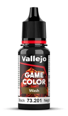 Produktbild von Vallejo 73.201, Schwarz, Acrylfarbe, Flüssigkeit, 17 ml, 1 Stück(e)