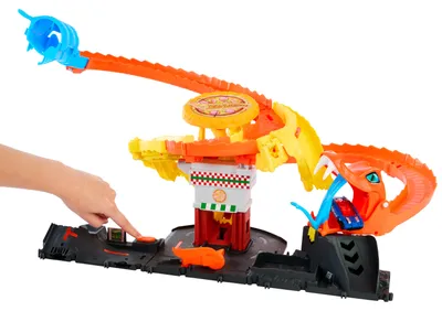 Produktbild von Hot Wheels City Cobra Slam Pizza Attack